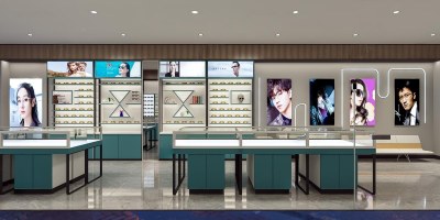 现代眼镜店3D模型下载